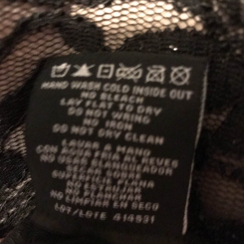 Women’s NWT R&M Richards Black Tan Lace Dress 12 - Picture 7 of 8